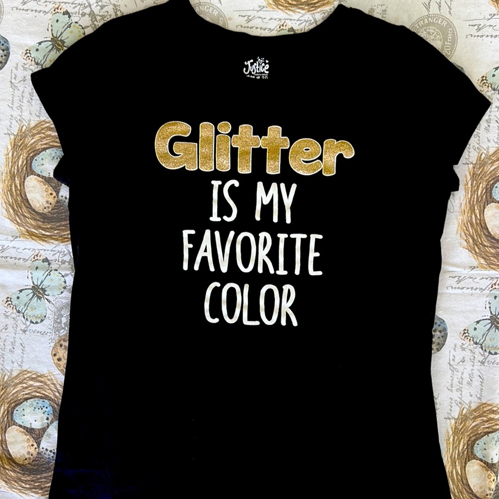 Black girls Justice t-shirt